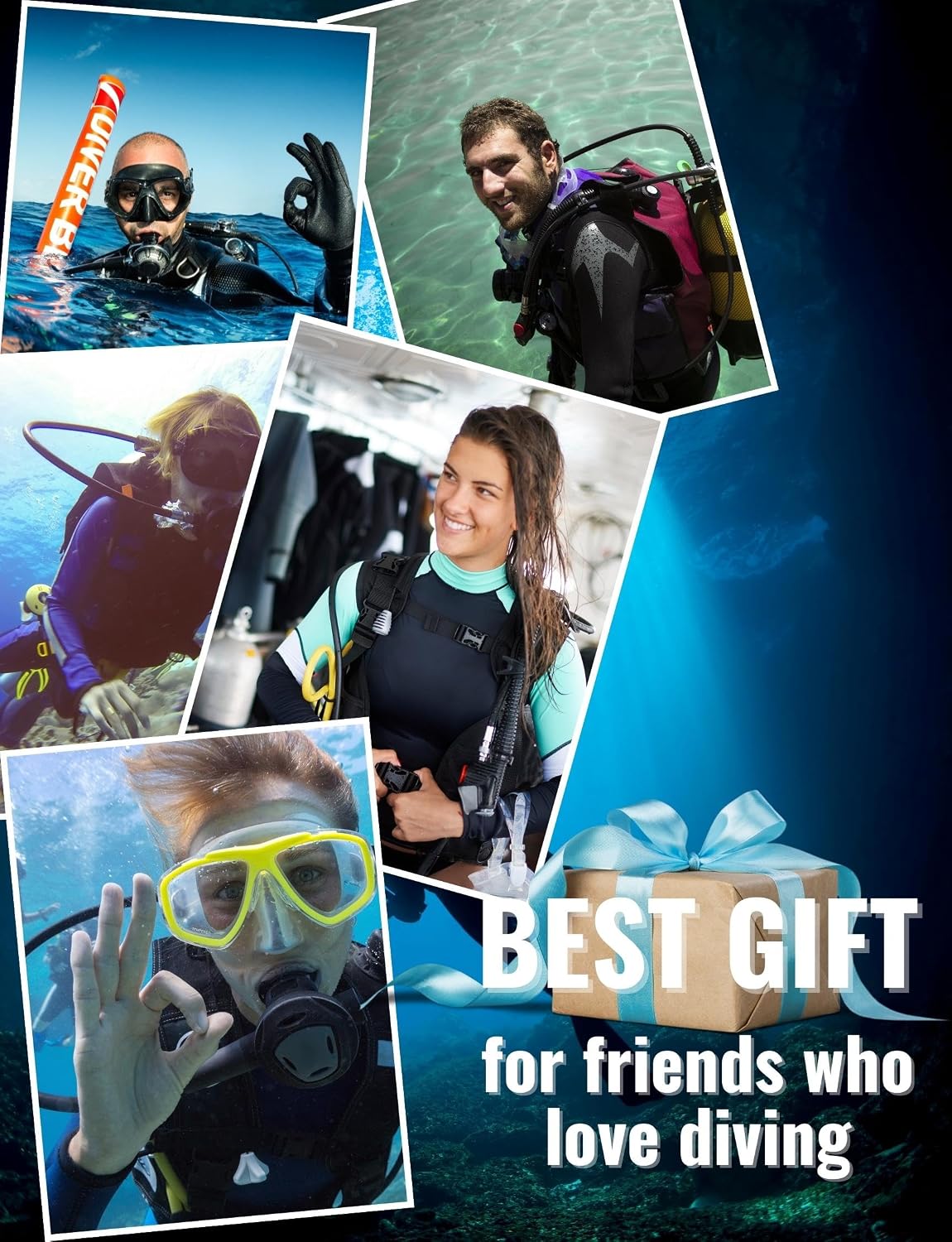 Onebttl Scuba Diving Gifts for Men Women Diving Lovers, 20oz Stainless Steel Tumbler with Lid and Straw for Friends, Diving Coaches or Learners as Birthday, Christmas Gift - In My Office