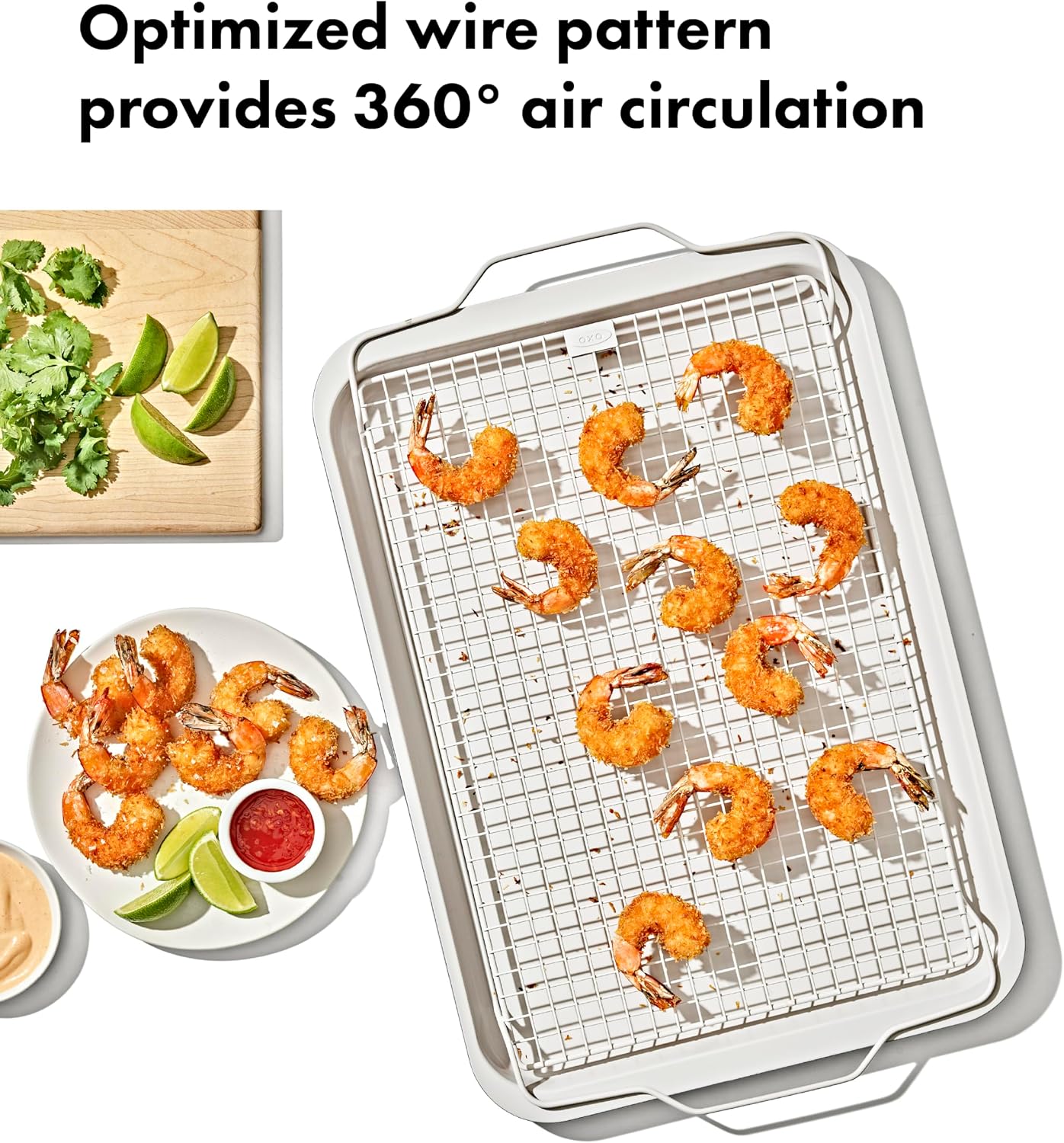OXO Good Grips Non-Stick Pro Ceramic Coated Cooling and Baking Rack, Cooling Rack
