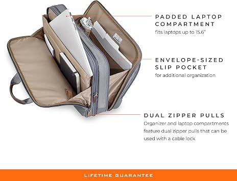 Briggs & Riley @ work - Expandable Brief, Gray, Medium