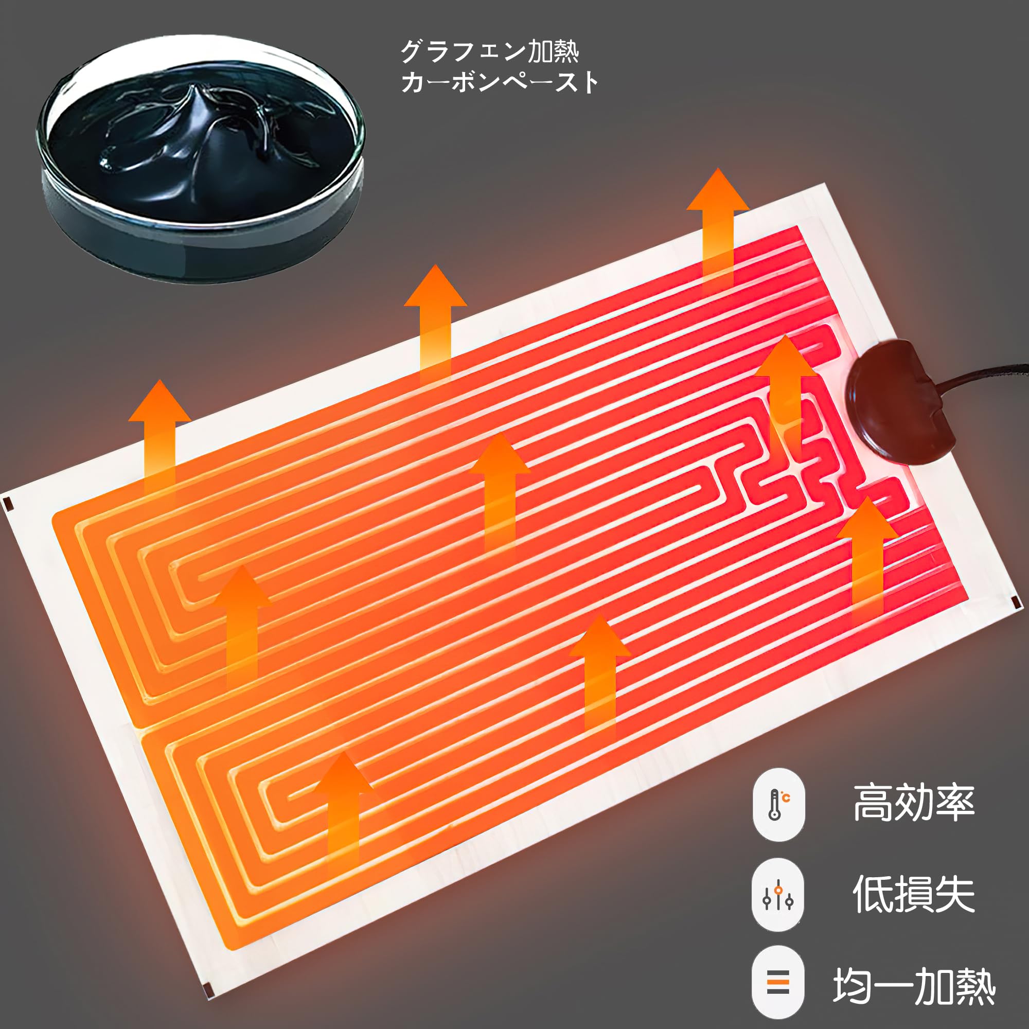 Amazon | oipopsf パネルヒーター 爬虫類 温度調節機能付き 20-50