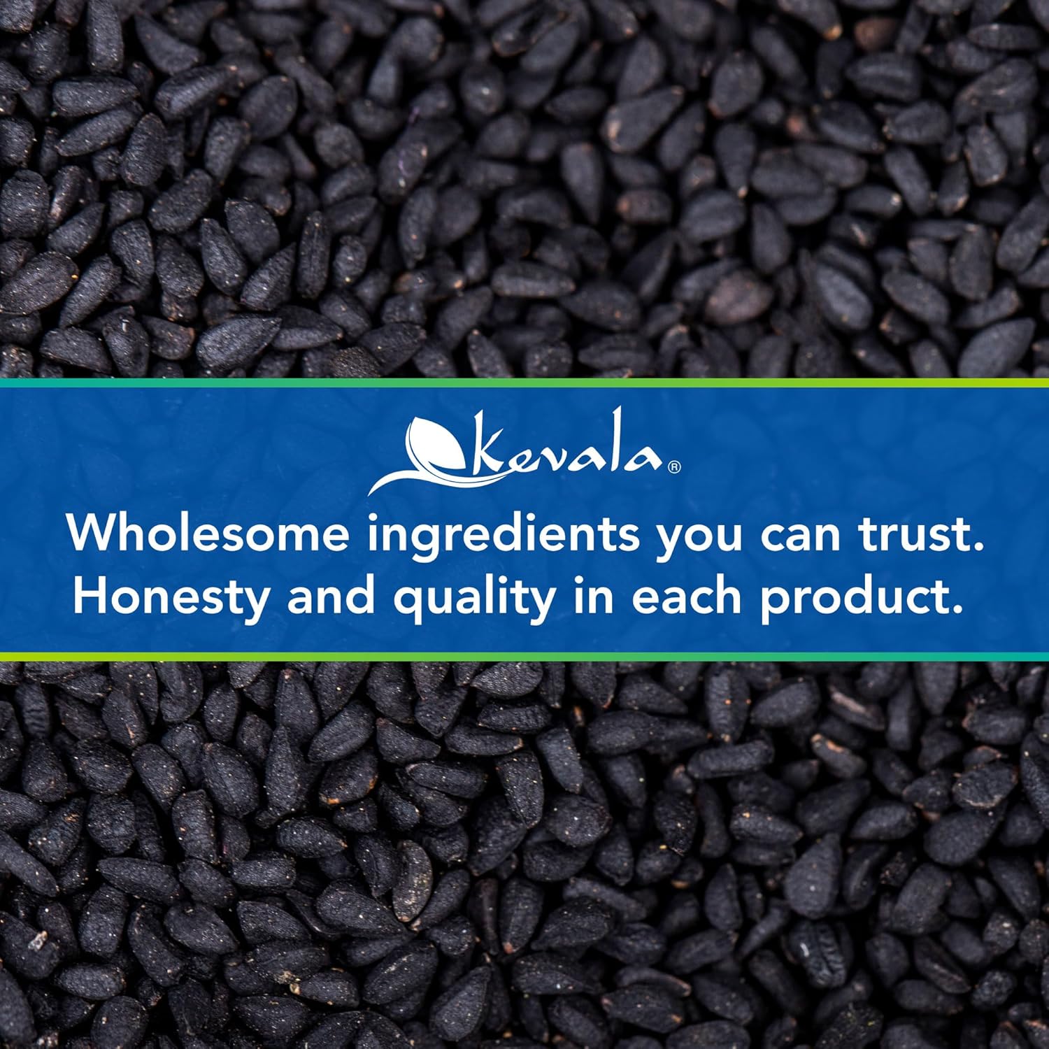 Kevala Organic Black Cumin Seeds - Nigella Sativa Seeds for Cooking and Baking at Home, Ready to Eat Topping in Health-Conscious Diets, Packed with Nutrients for Making Balanced Meals, 4 lb Bucket