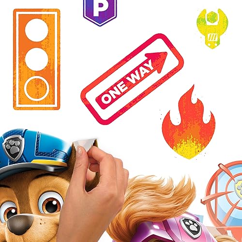 Miniatura 4 de RoomMates RMK5122GM Paw Patrol - Calcomanías de pared gigantes con alfabeto para personalización