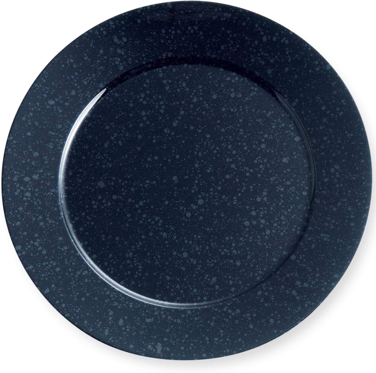 Round Charger Plate, Marble Black, 4Y-115