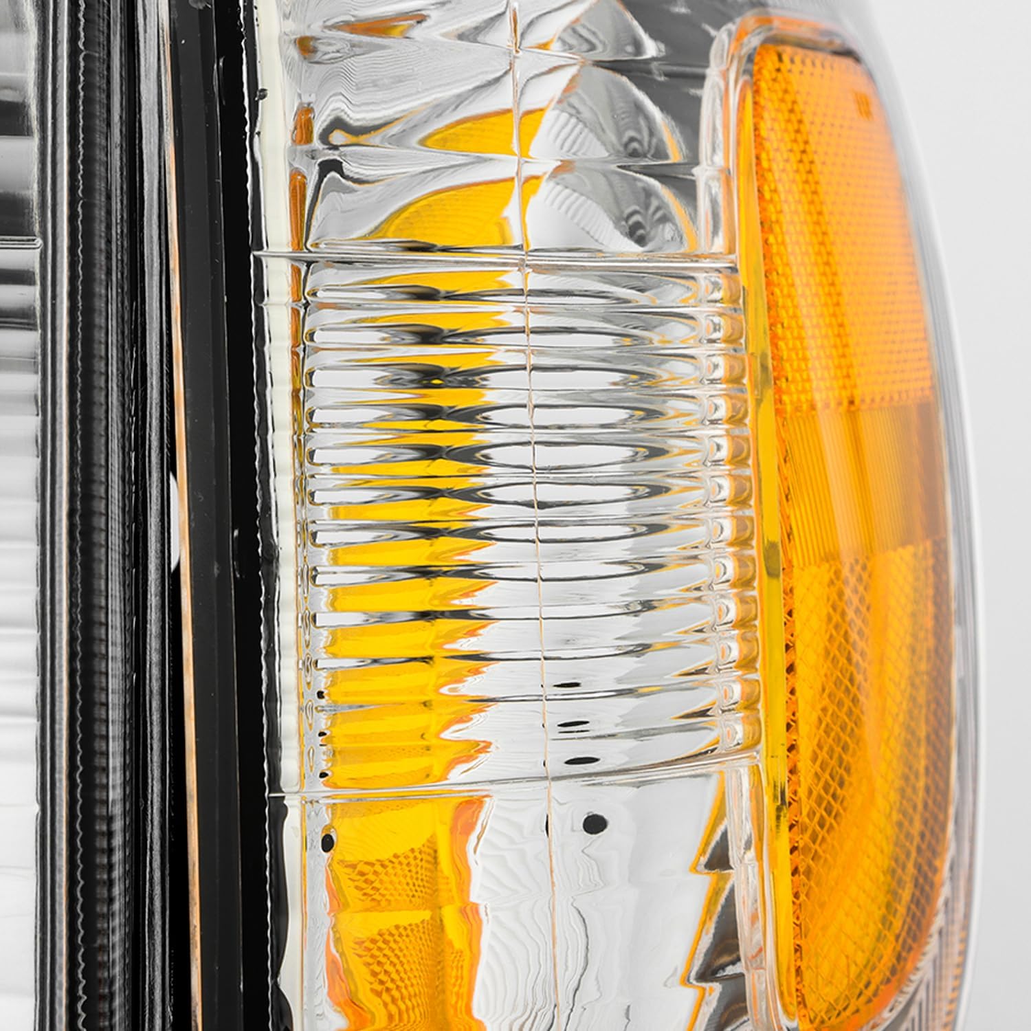 AKKON - Fit 1999 2000 2001 2002 Toyota 4Runner 99-02 Headlights w/Corner Lights & Bumper Signal Lights Chrome Housing Driver - Passenger Replacement