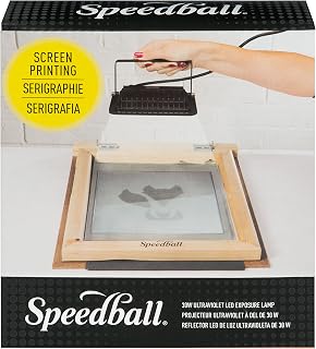 Speedball 30W LED UV Exposure Lamp - Professional Screen Printing Light with 180° Swivel Mount - 395-400nm UV-A for Photo Emulsion