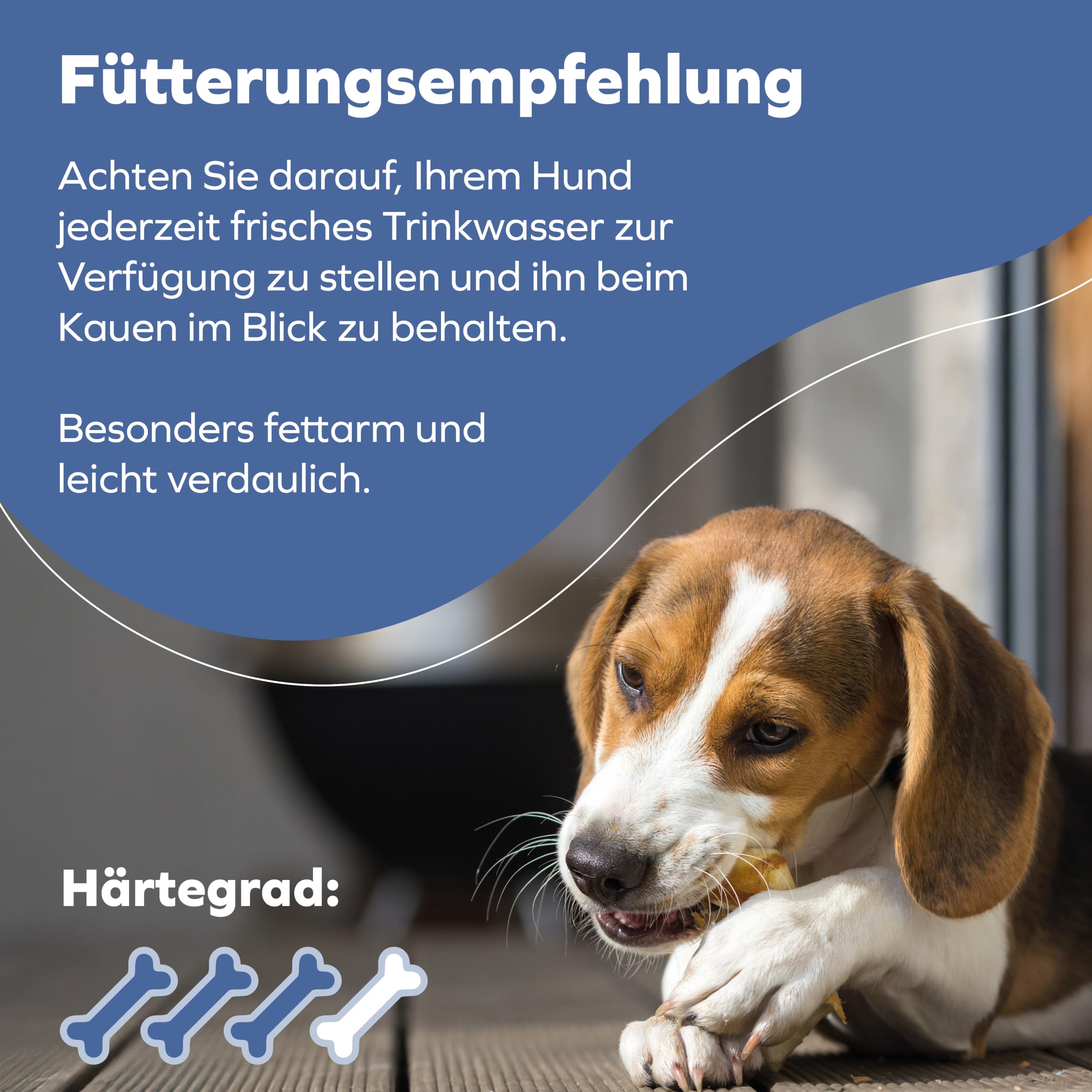Rinderkopfhautplatten getrocknet - Dog Snacks Zahnpflege Hund - Hunde Kauartikel 2500g