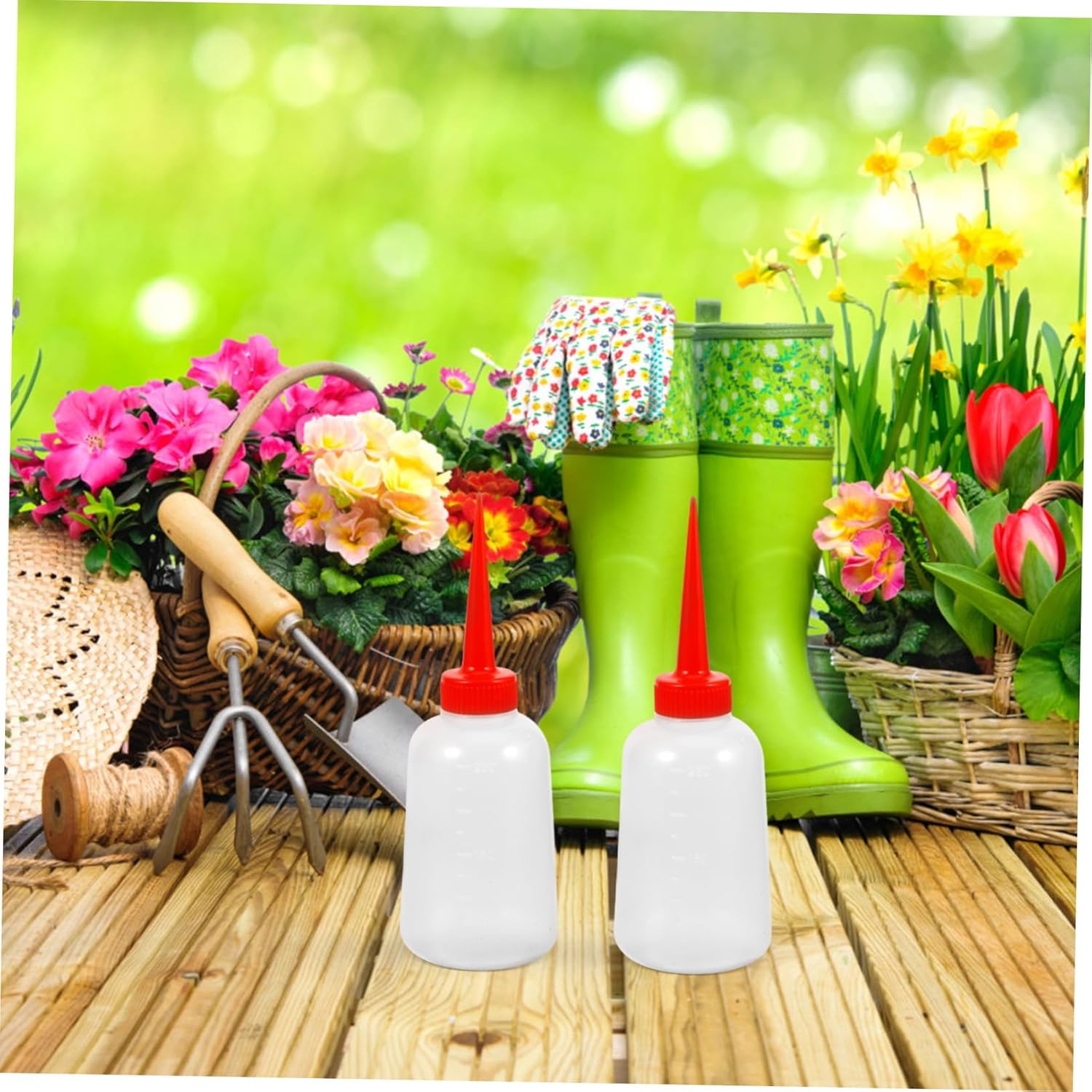 YARNOW 5sets Self Watering Spikes for Raised Bed Watering System for Plants 4pcs*5