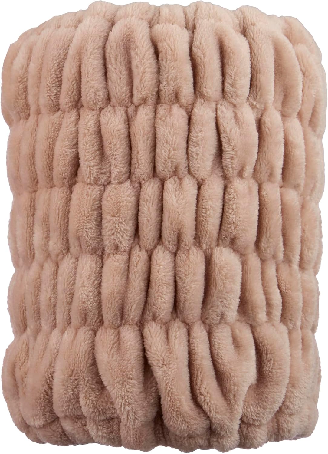 Expressions Extra Wide Spa Headwrap - 1pc Extra Comfort Spa Hair Band, Tan, Microfiber, Hairband, Women - Adult image 2