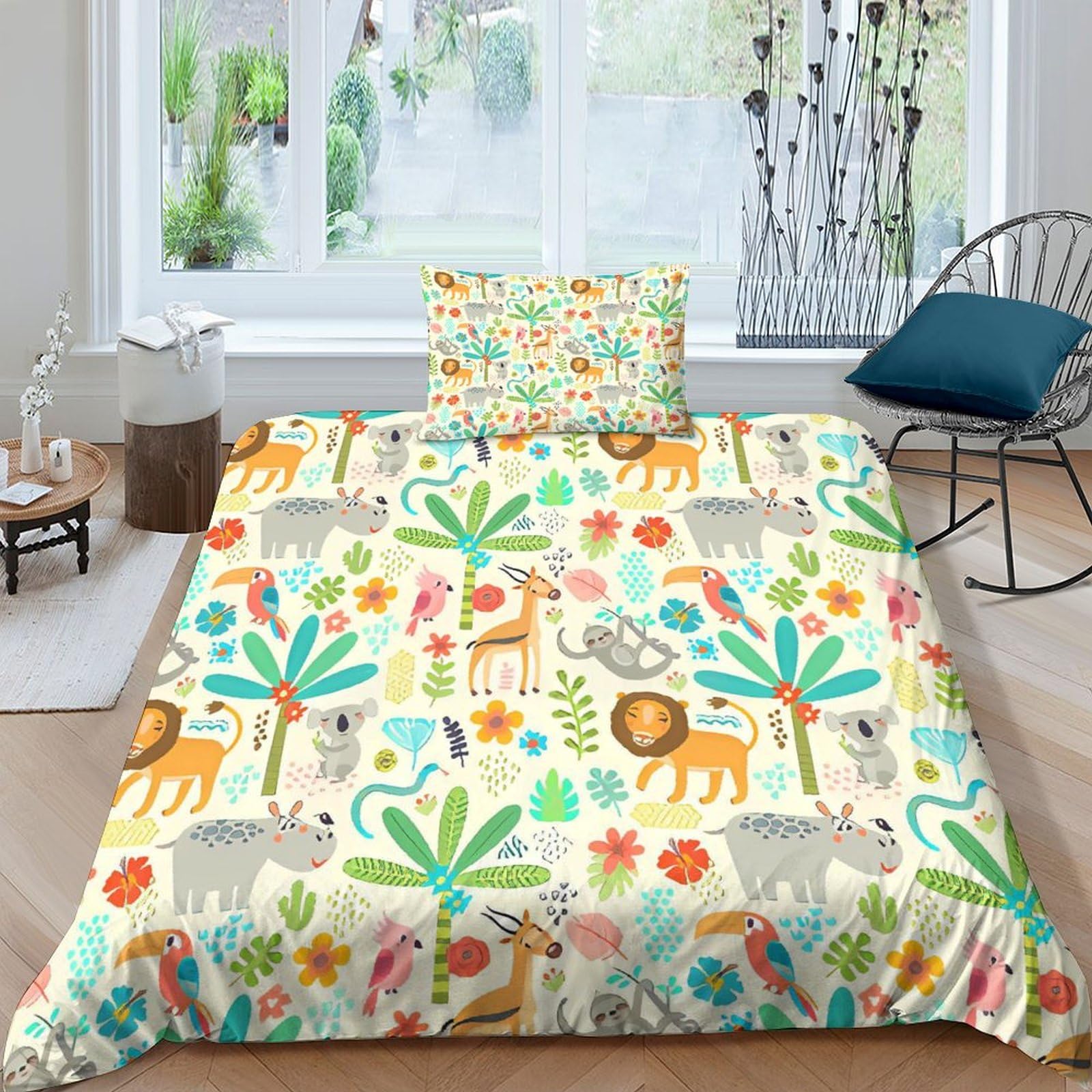 Housse de couette Koala 3D pour chambre d'enfant ludique