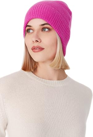 Style & Republic Women's Cashmere Sports Beanie Made of 100% Cashmere Your Cuddly Premium Beanie for Stylish Autumn and Winter Moments