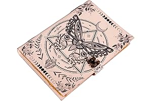 Leather Journal Blank Spell Book of Shadows