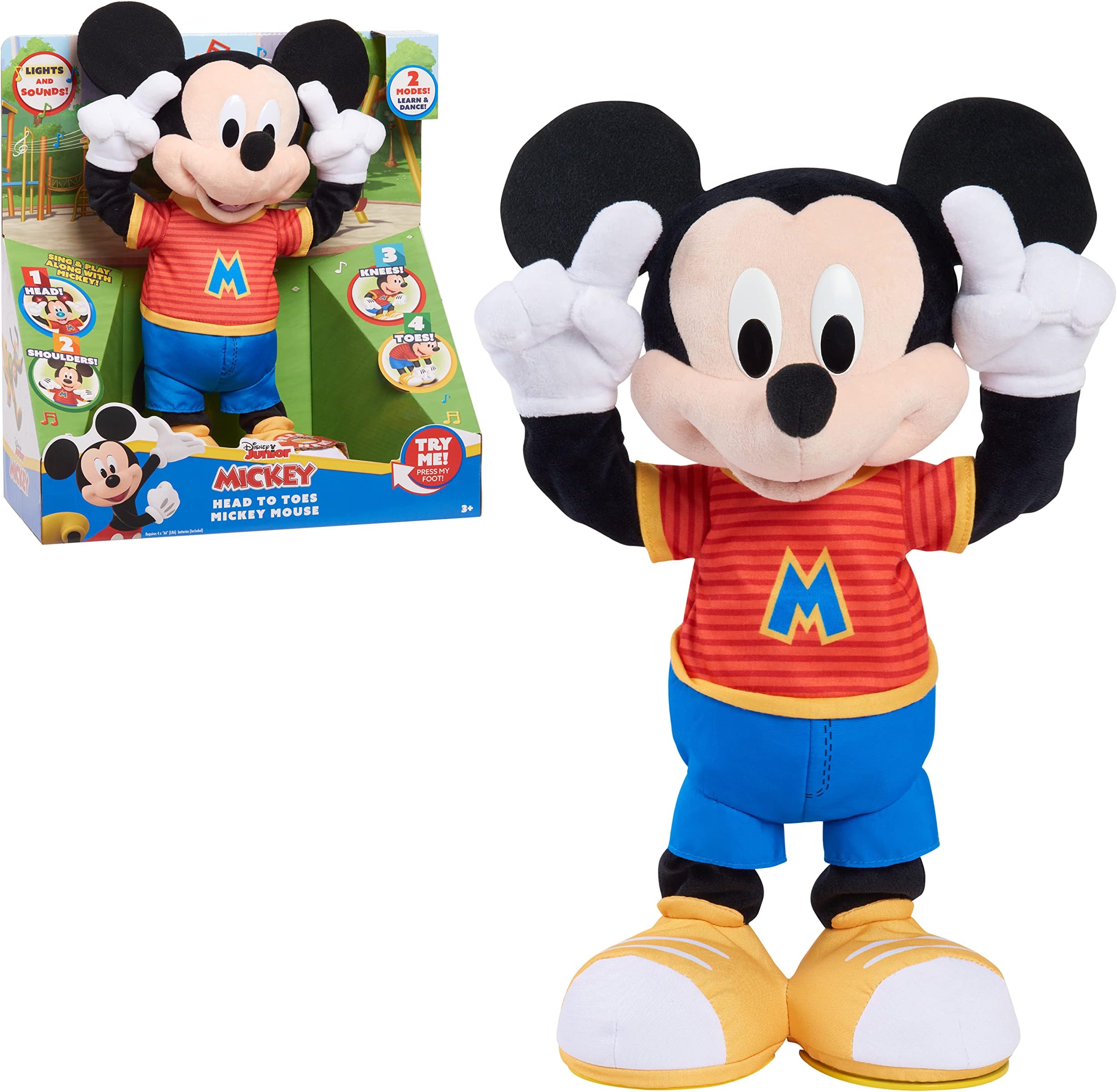 Disney Junior Mickey Mouse Head to Toes Mickey Mouse Feature Plush