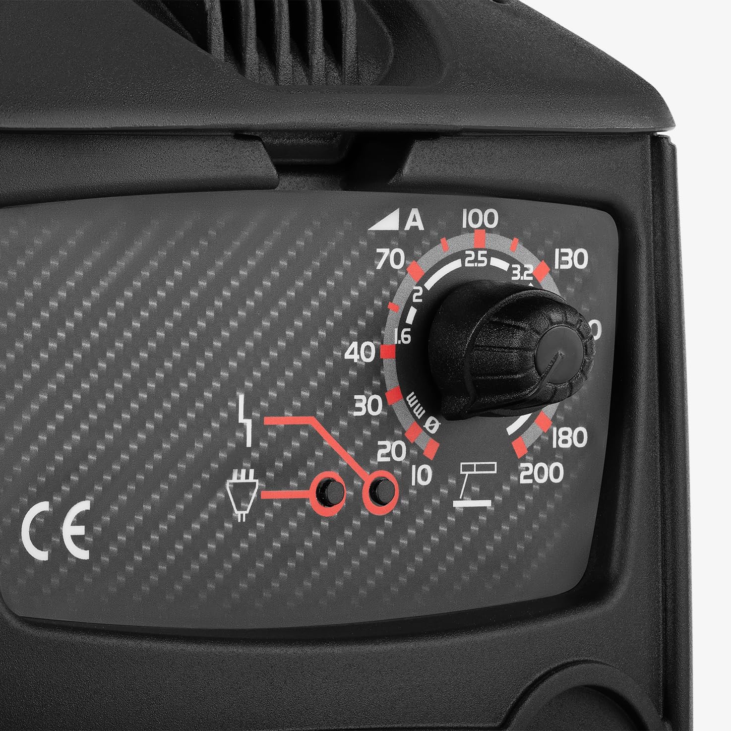 Telwin Force 205 Saldatrice Inverter ad Elettrodo con Maschera Automatica a Caschetto e Accessori di Saldatura MMA, 200A, Macchina per Saldare Leggera Compatta e Trasportabile, 230V, Made in Italy