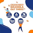 Fit & Flex Baked Crunchy Granola,Chocolate Almond & Cookies,Oat Rich Cereal with High Protein & Fibre,Ready to Eat Healthy Granola for Breakfast & snacks-Chocolate Snacks-450 gm gallery image