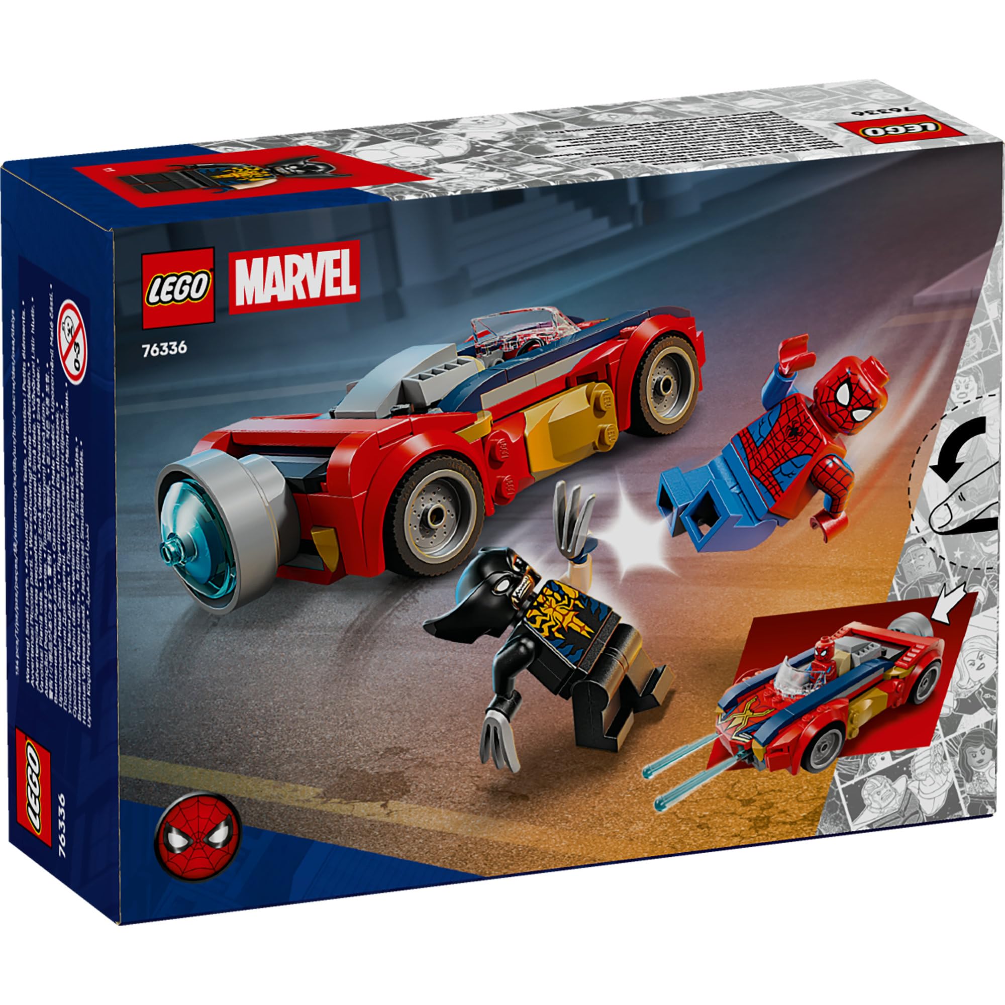 LEGO Super Heroes Marvel Spider-Man Car vs. Venomized Wolverine