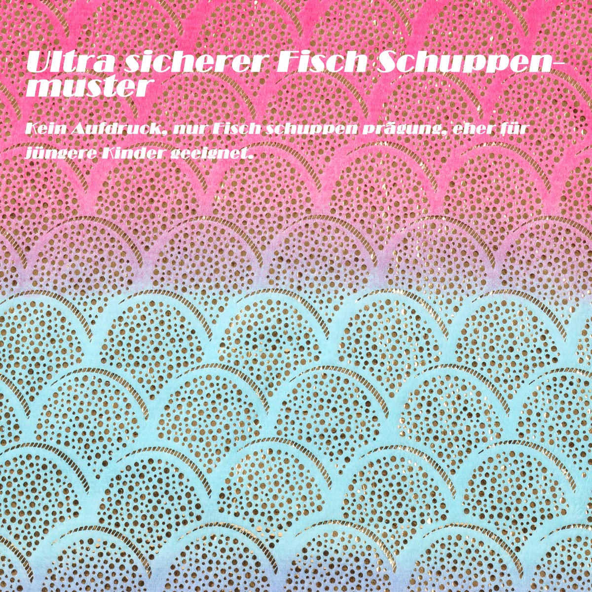 VHOME - Coperta A Forma Di Sirena Per Adulti, Morbida E Calda, Per Divano O Letto (190x110 Cm) - Foto 9