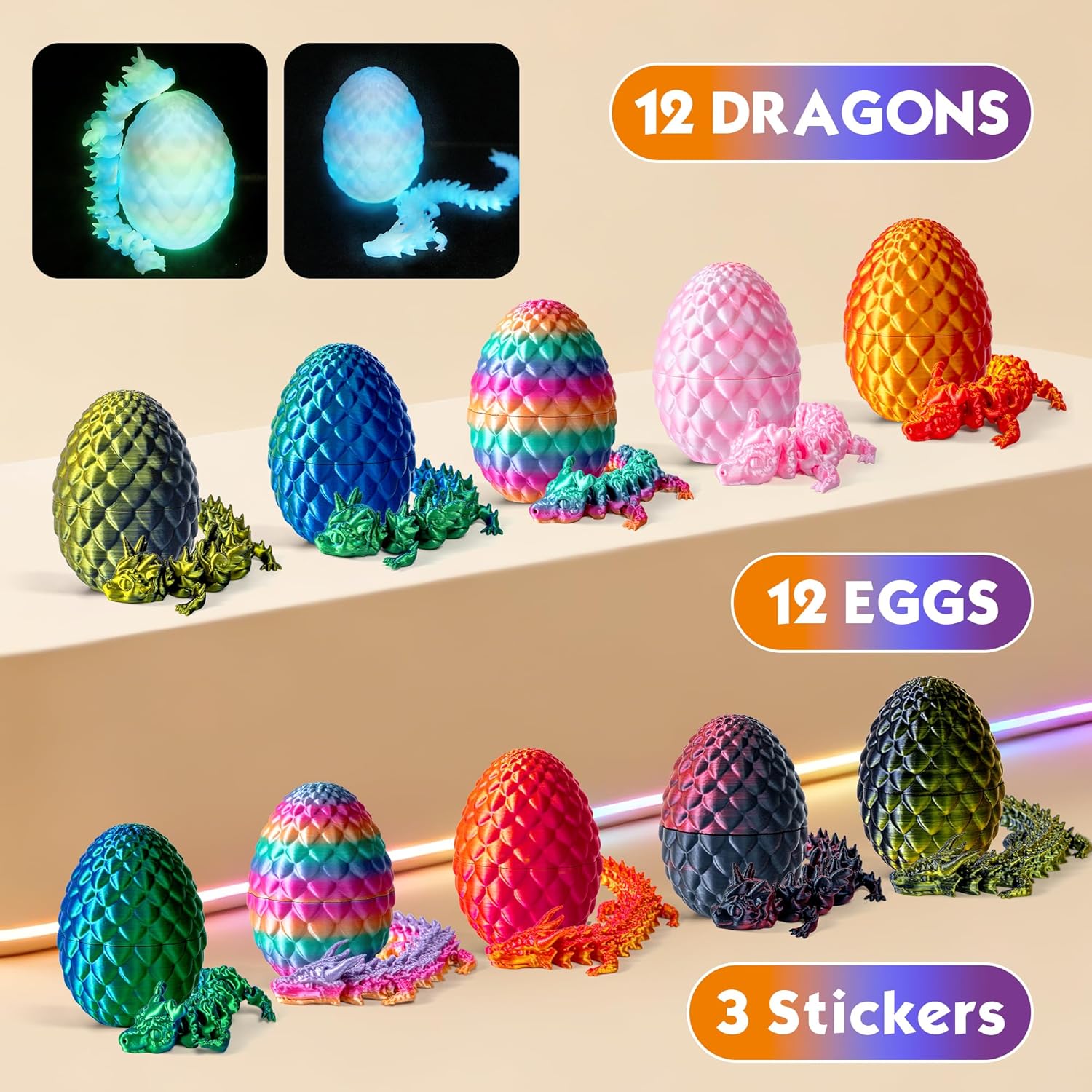 Yerloa Easter Basket Stuffers for Kids