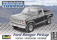 Vista 6 de Revell 85-4360 Ford Ranger Pickup Kit de camión modelo 1:24 escala 78 piezas nivel de habilidad 4 kit de construcción de modelo de plástico, gris
