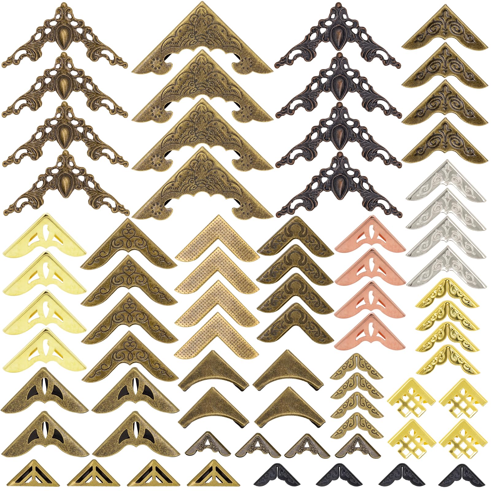 50 Pcs Protege Coin Livre Décorations De Scrapbooking Protecteur