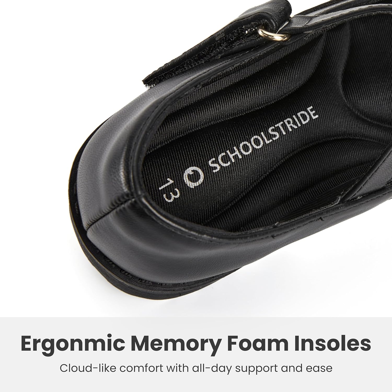 PATPAT Girls School Shoes Mary Jane Shoes Uniform Dress Flats T-Strap Chunky Heel Round Toe Loafers Oxfords for Little/Big Kids - Image 3