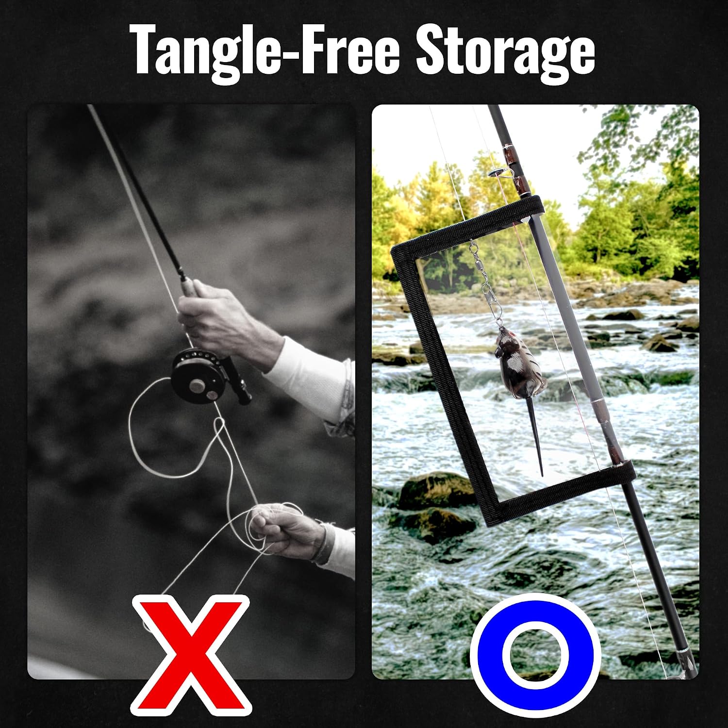 6PCS Fishing Lure Wraps Hook Safety Cover, Clear PVC Lure Protector for Treble Hooks, Bait Storage, Tangle‑Free Safe Fishing + Rod Tip Protector, Saltwater Safe (3M+3L)