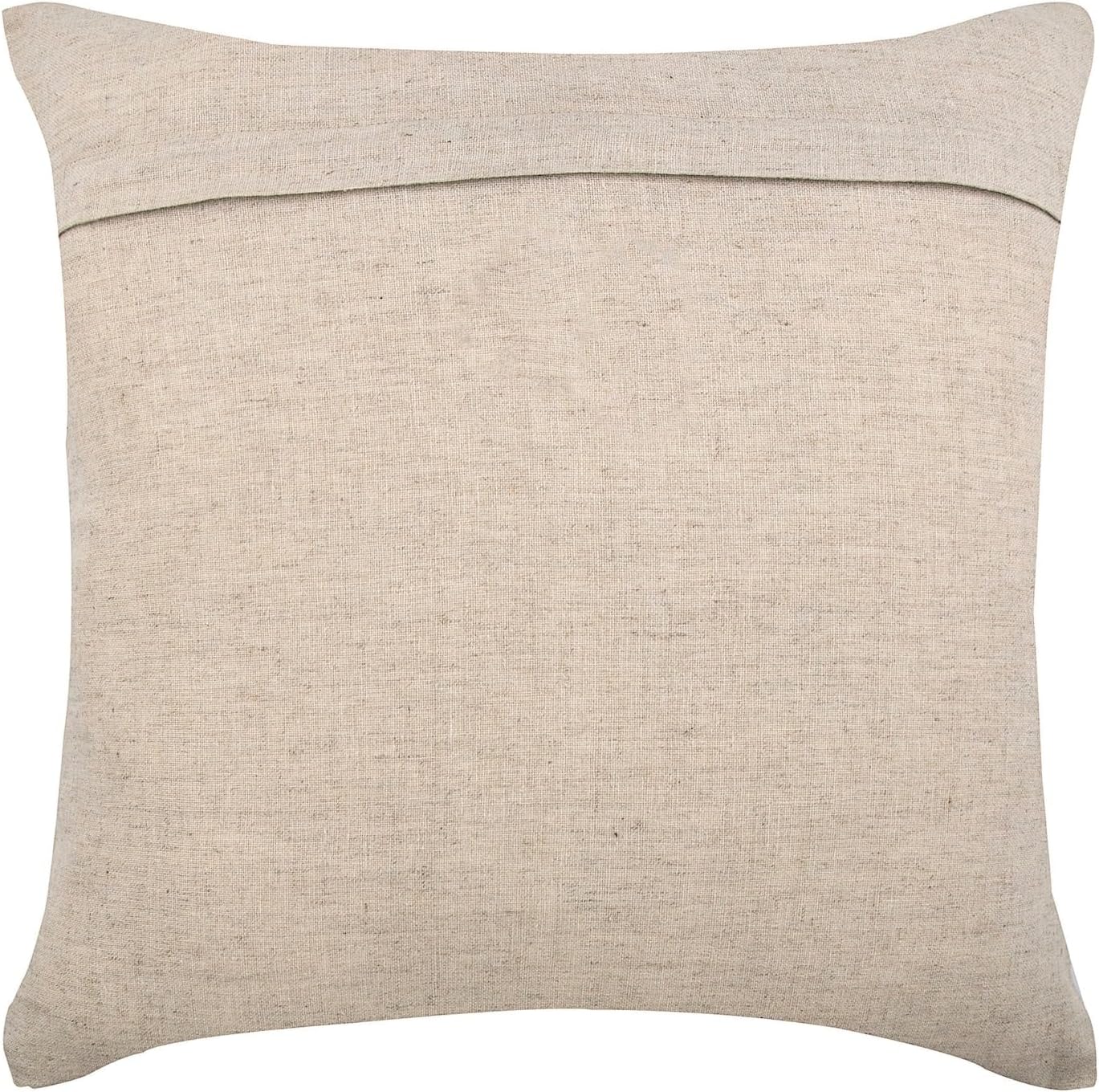 The HomeCentric Pillow Cover, Ecru Pillow Cover Couch 16x16 inch (40x40 cm) Cottage Throw Pillow, Mission Pillow, Linen Zippered Pillow Cover, Sea Creatures, Sea Shell, Mother Pearl - Sea Shell