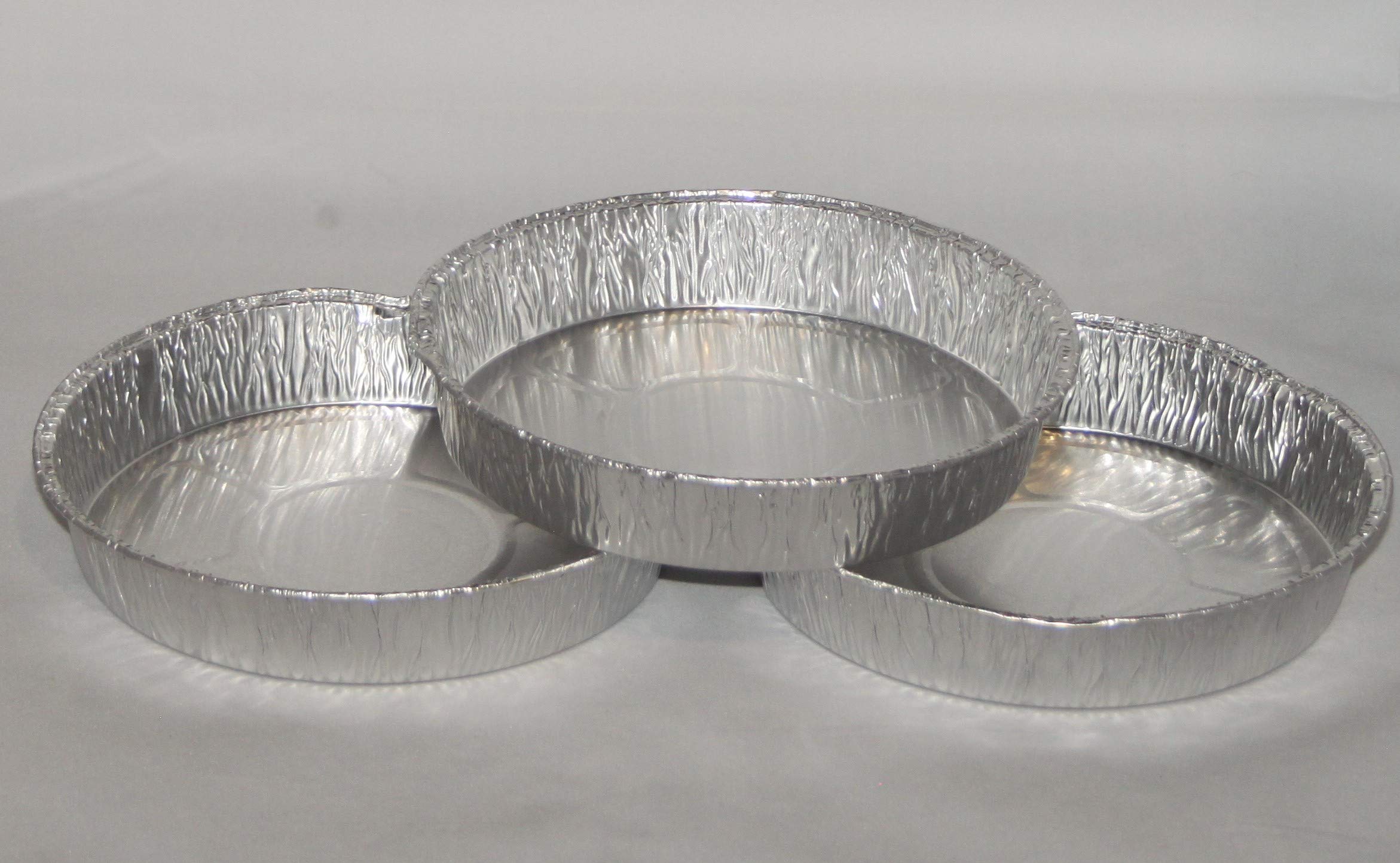 100 x 6" Round Foil Trays with No Holes