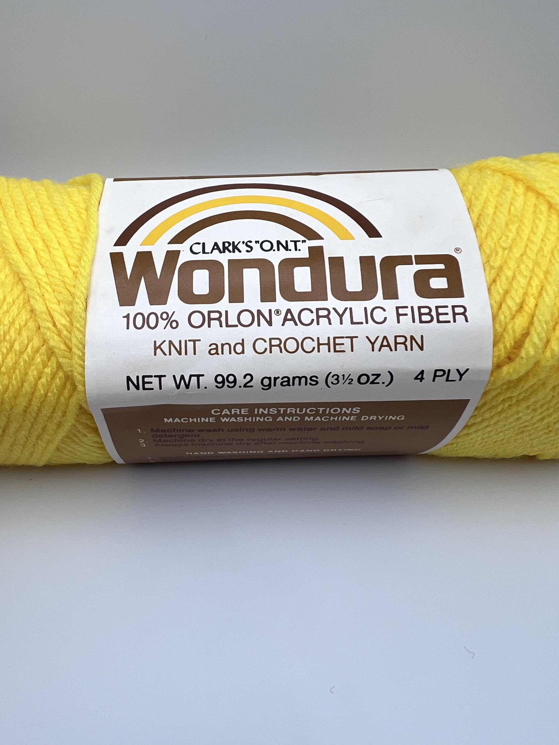 Amazon.com: Wondura Vintage 100% Orlon Acrylic Yarn 4 PLY 3.5oz