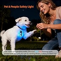 Vista 7 de TECKNET Alarma de seguridad personal de 135 dB con luz estroboscópica SOS para mujer, recargable e impermeable IPX4, luces de carrera con linterna