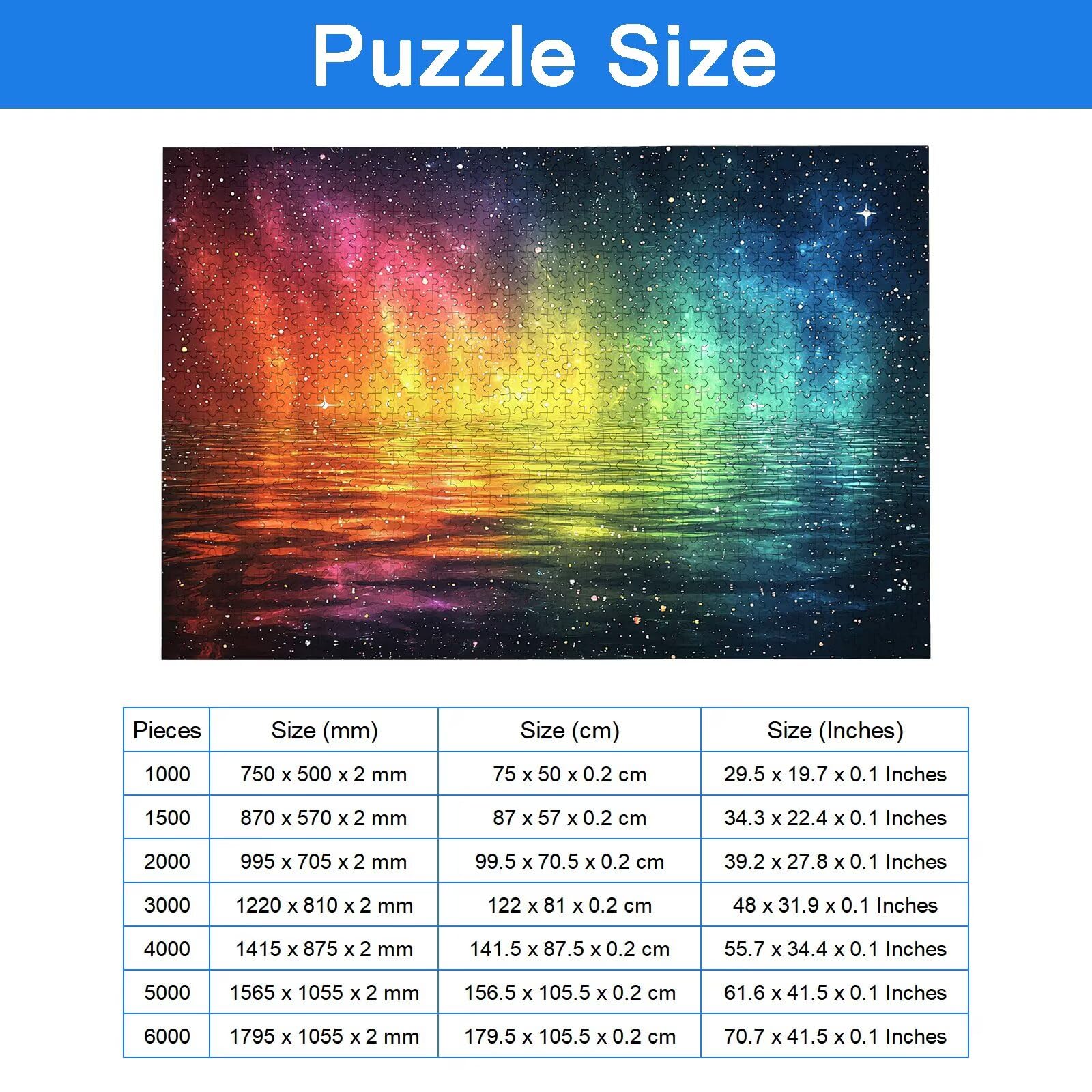 Puzzle 2000 sztuk dla dorosłych dzieci, drewniane puzzle Aurora dla dorosłych, wymagające krajobrazy puzzle edukacyjne dla rodzin, łamigłówka z pudełkiem do dekoracji domu, prezent dla kobiet, -8956