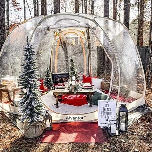 Miniatura 9 de Alvantor Tienda de campaña desplegable de burbujas  Tienda de campaña instantánea de 12 x 12 pies  Casa de pantalla para 8 a 10 personas para patios