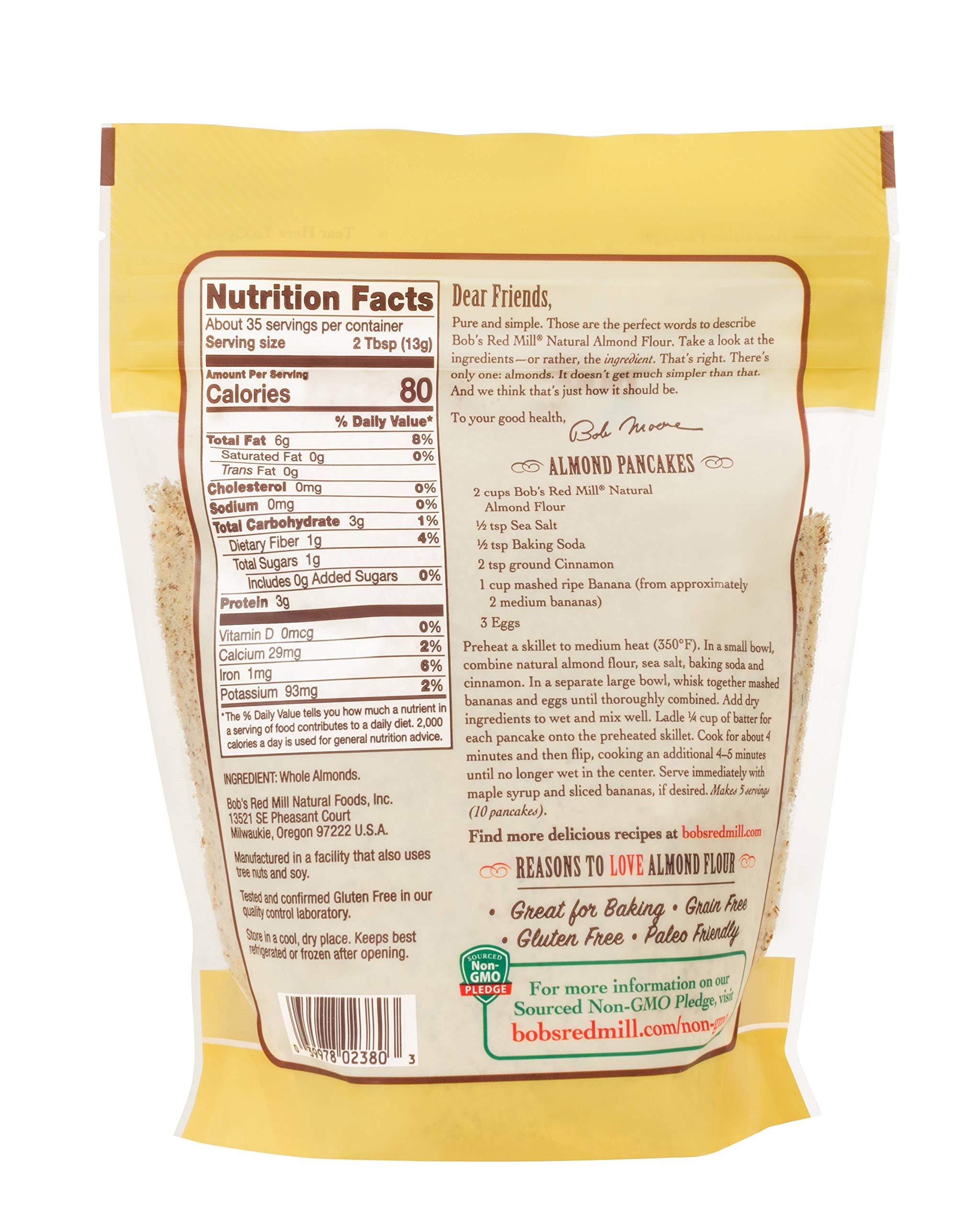 bob's red mill natural almond flour
