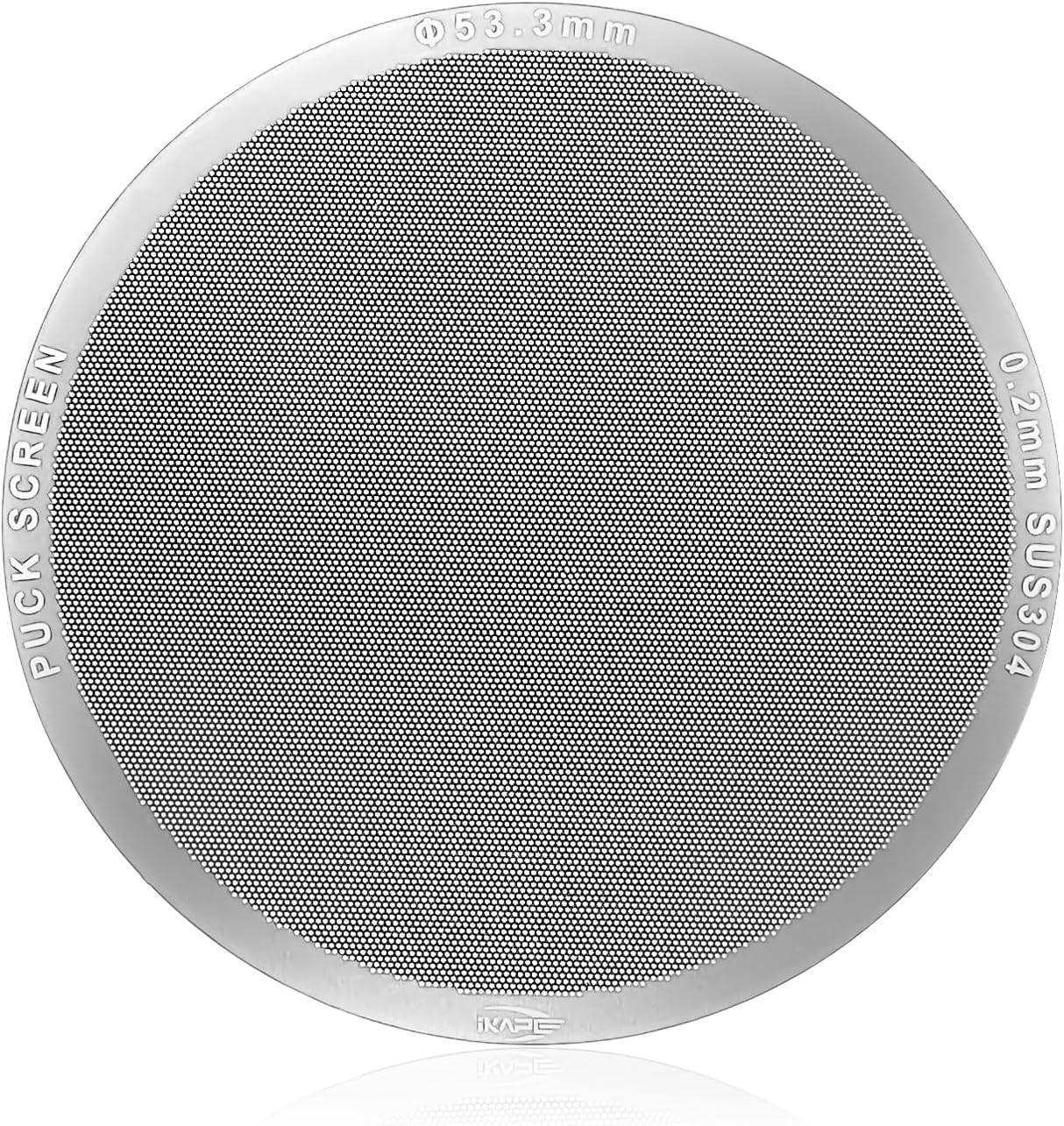 IKAPE 51mm Espresso Puck Screen, 0.2mm Thickness, Reusable Metal Ultra-thin & Ultra-light Coffee Filters, Food-grade 304 Stainless Steel Coffee Puck Screen for Espresso Baristas