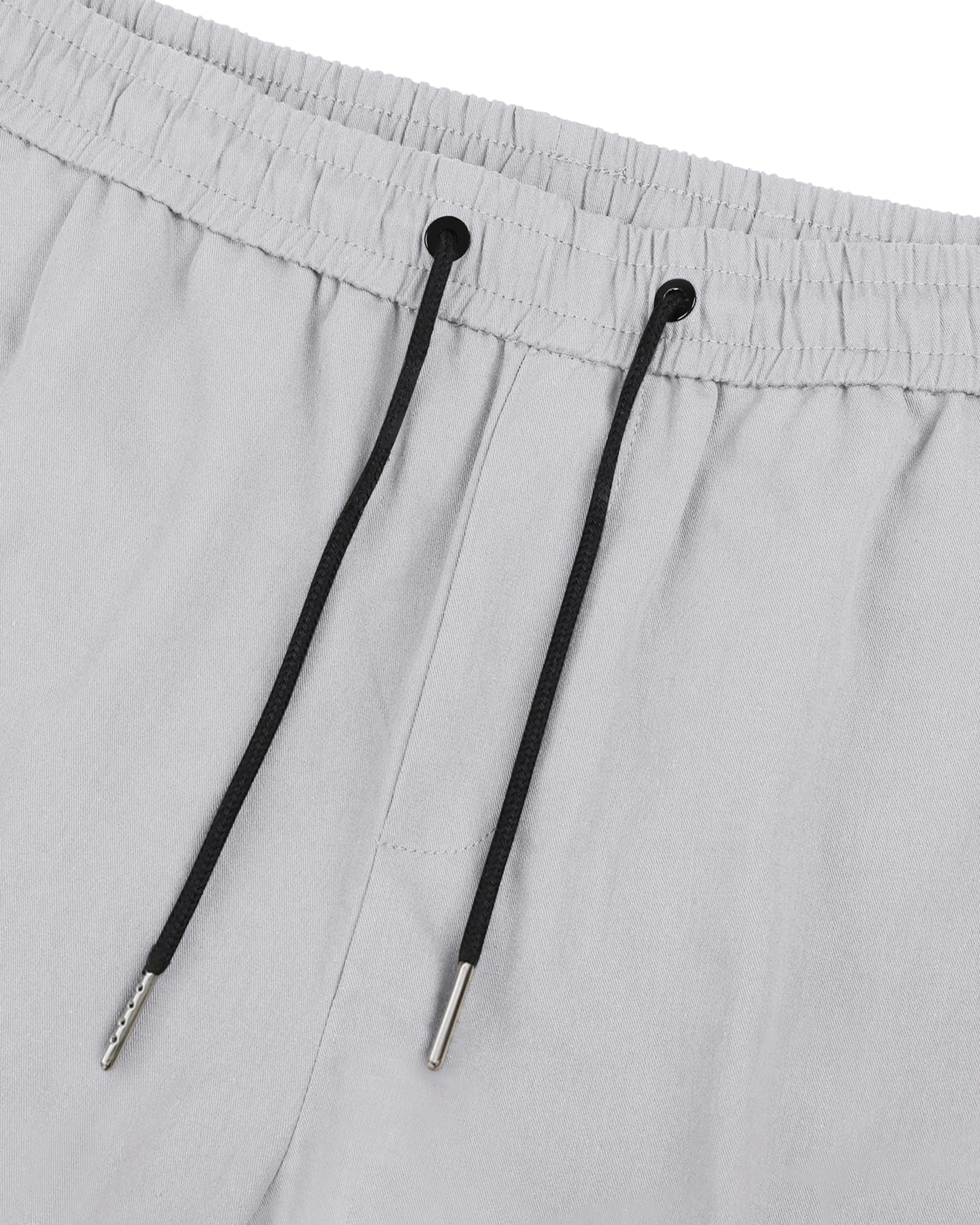 TARAINYA Pantaloni Uomo Cotone Jogging Chino Cargo con Tasche Laterali Coulisse Vita Elastica Casual