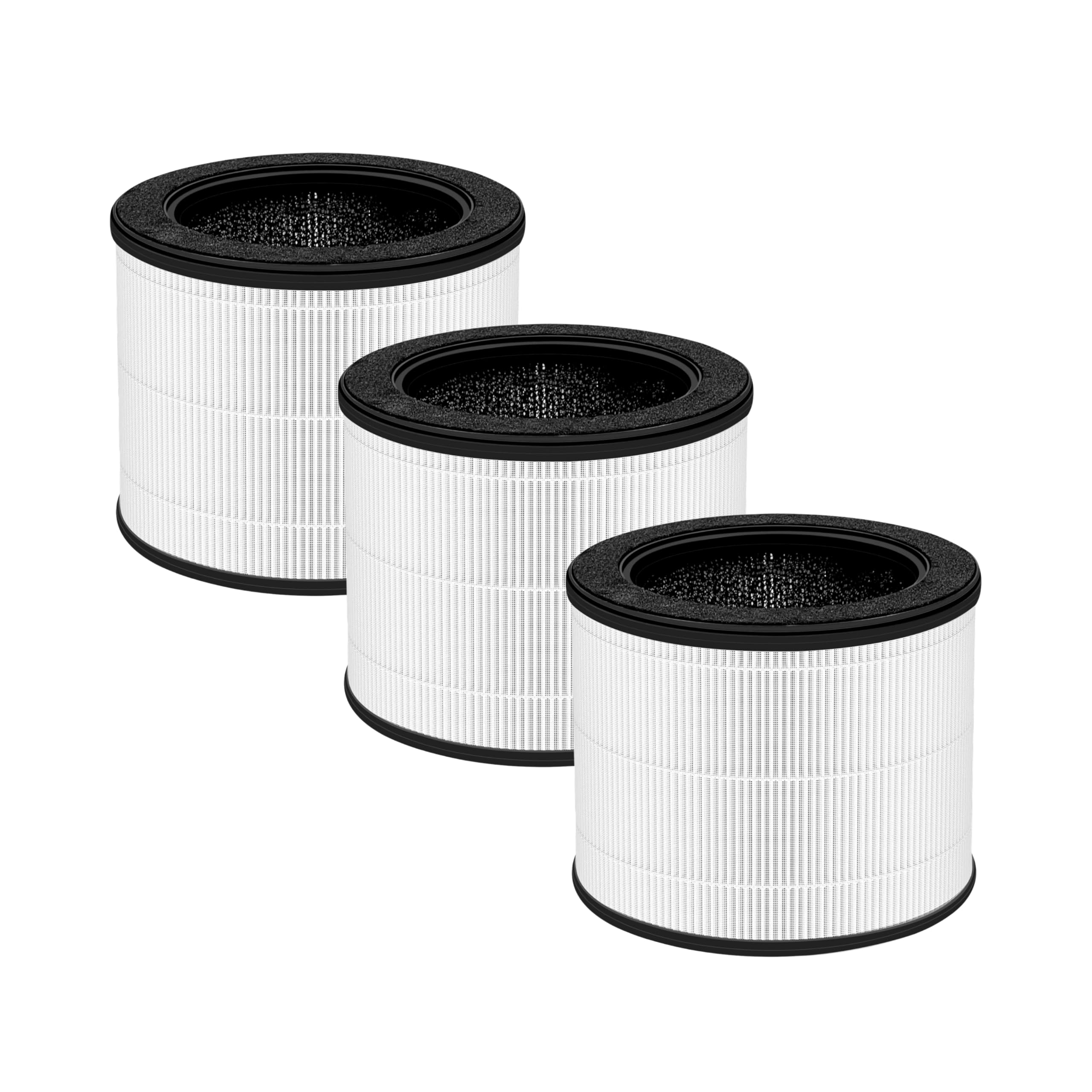 Nispira White Airmega 100 3-In-1 True Hepa Activated Carbon Filter Replacement For Coway Airmega 100 Air Purifier 3 Packs