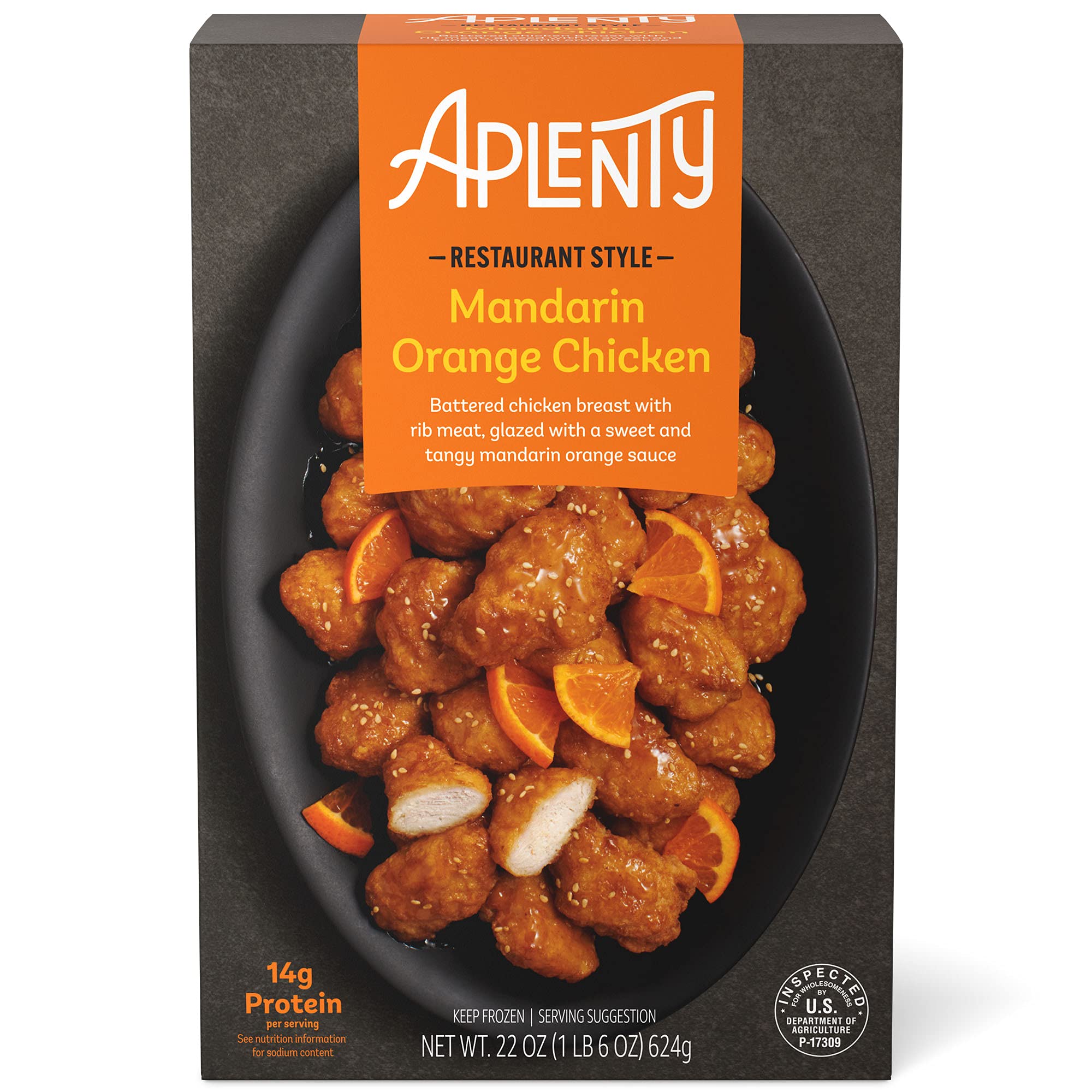 Amazon Brand Aplenty Mandarin Orange Chicken 22 Oz Frozen