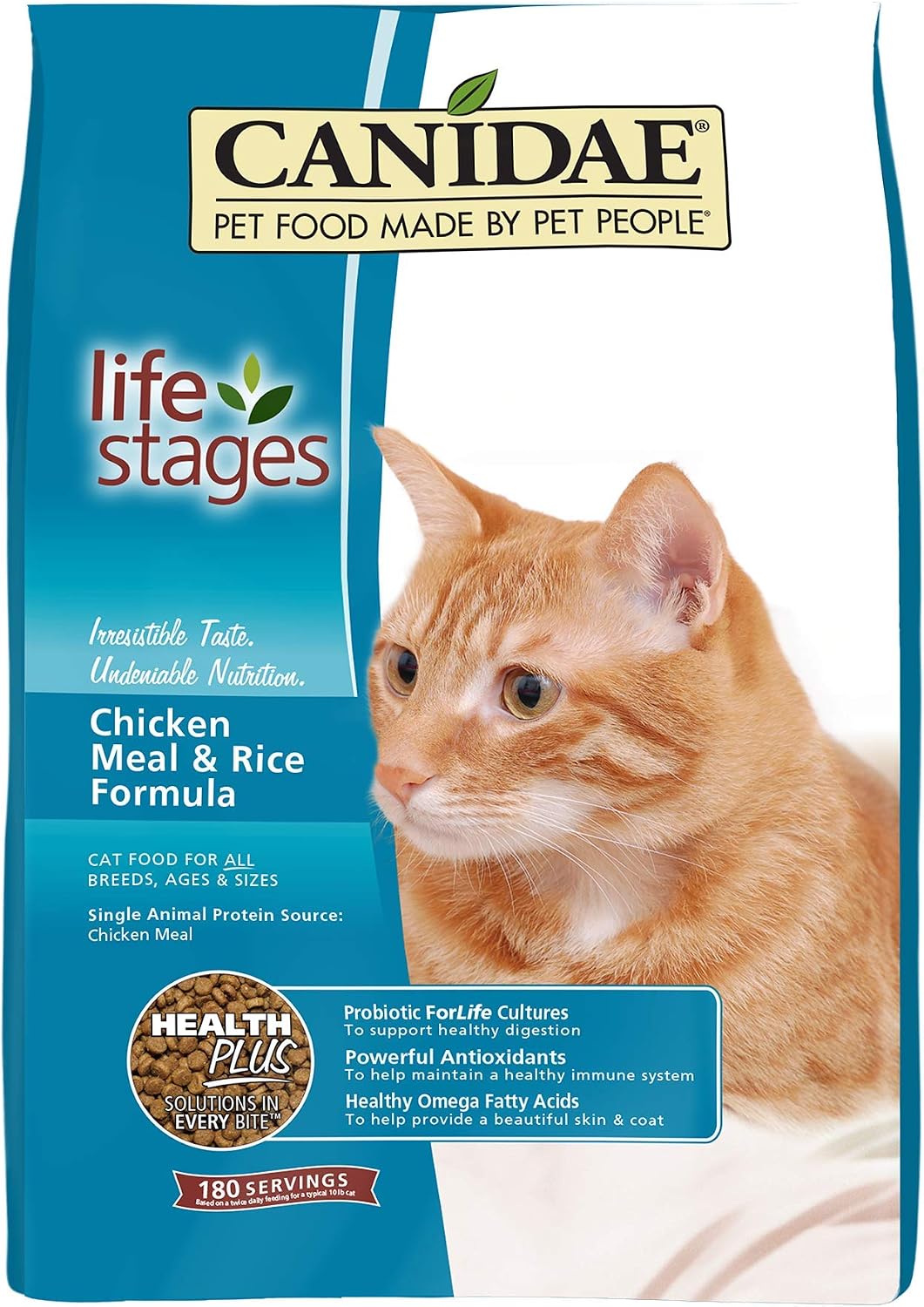 Canidae All Life Stages Dry Cat Food, Chicken Meal and Rice, 4lbs
