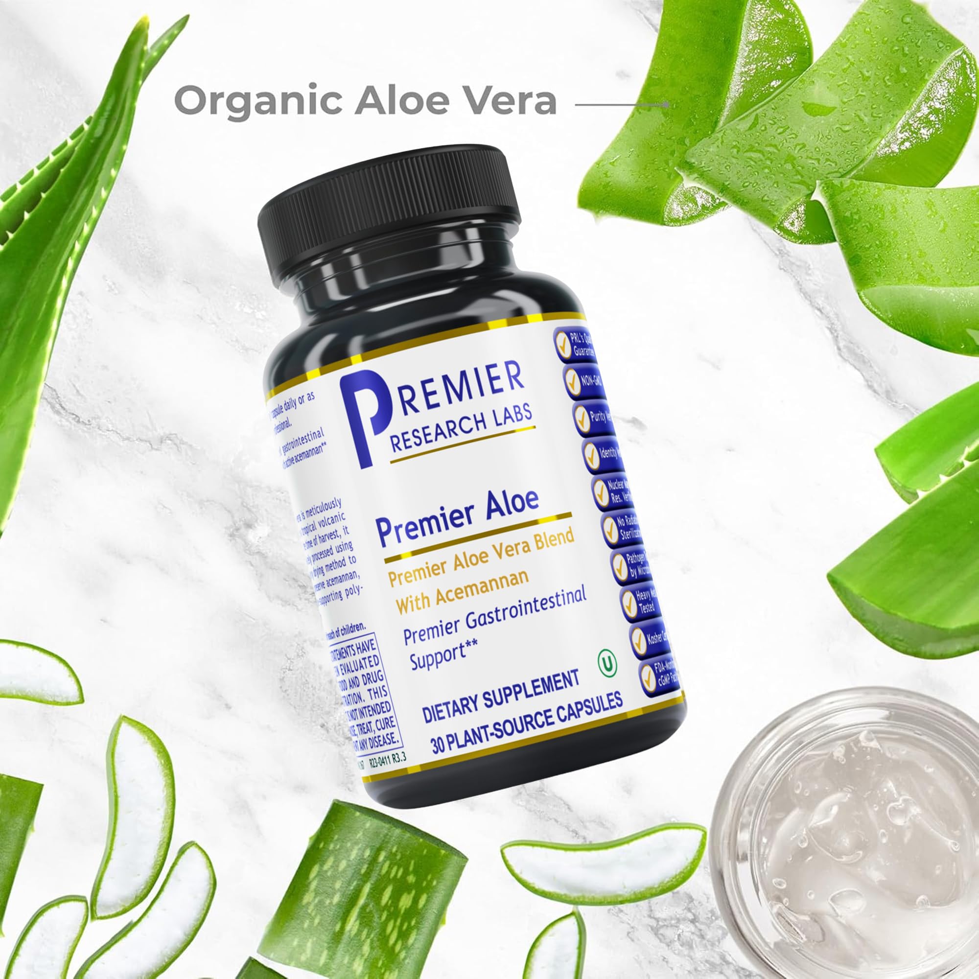 Amazon.com: Premier Research Labs Premier Aloe - Aloe Vera Capsules, Aloe  Vera Supplement, Acemannan, Aloe Pills for Digestive Health & Immune  Support, Aloe Gel Extract Caps - 30 Vegetarian Capsules : Health & Household