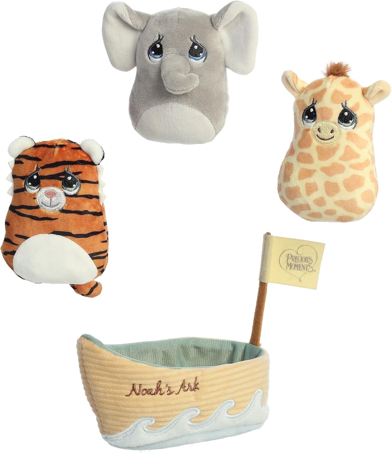Aurora® Inspirational Precious Moments™ Noah's Ark Playset Stuffed Animal - Cherished Memories - Enduring Comfort - Multicolor 6 Inches