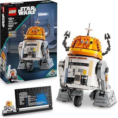 LEGO Star Wars 75416 Ahsoka Astromech-Droide Chopper (C1-10P) Figur – Spielzeug mit beweglichem Kopf, abnehmbaren Armen und Mittelrad – Geschenk für Ahsoka-Fans, Jungen und Mädchen ab 10 Jahren