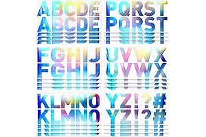 232-Piece Large Letter Cutouts Pack for Bulletin Board & Mailbox