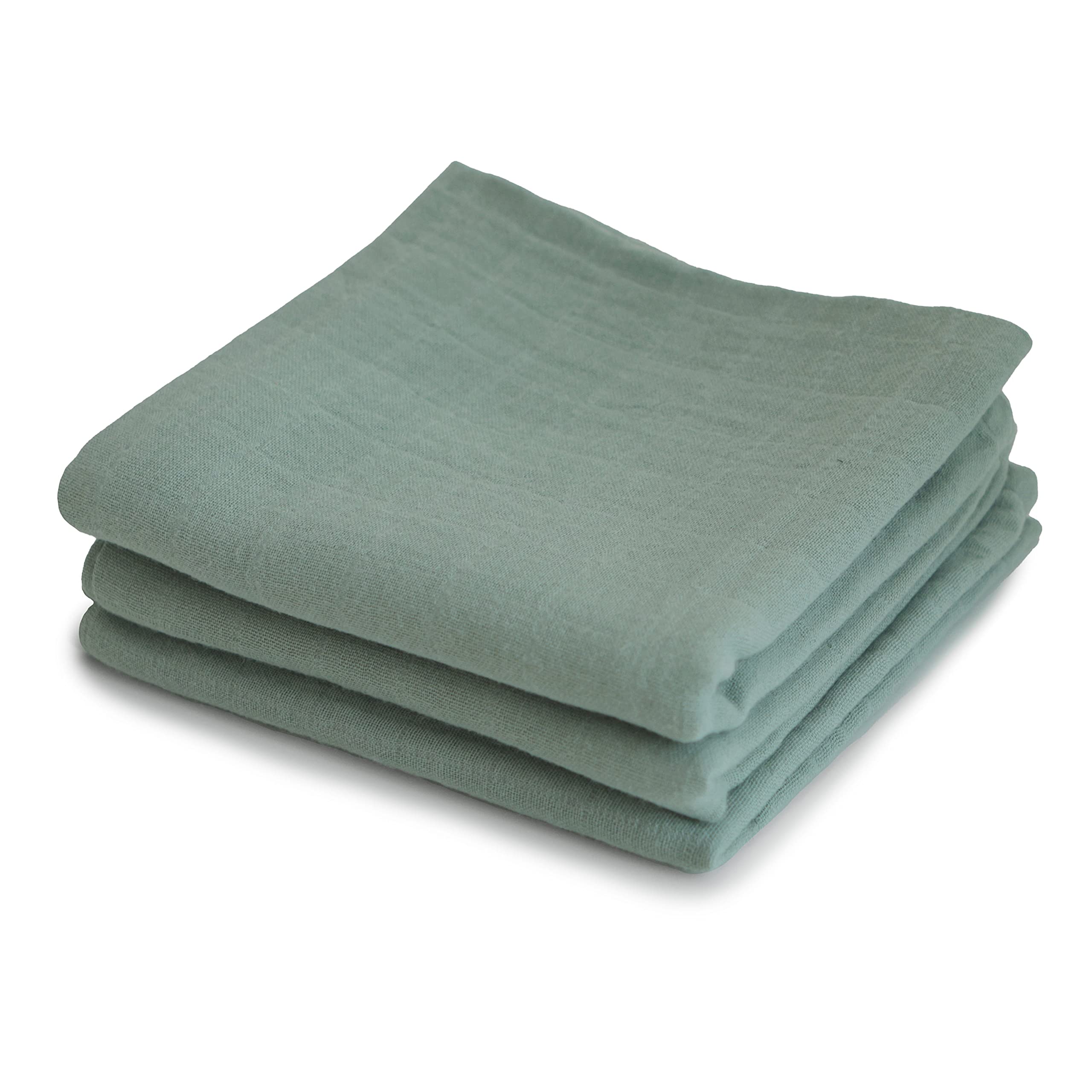 Mushie Muslin Cloth, Roman Green