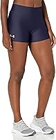 Under Armour Women's Team Shorty 3 HeatGear Compression Shorts - Sweat-Wicking, 4-Way Stretch, 3" Inseam for Ultimate Comfort