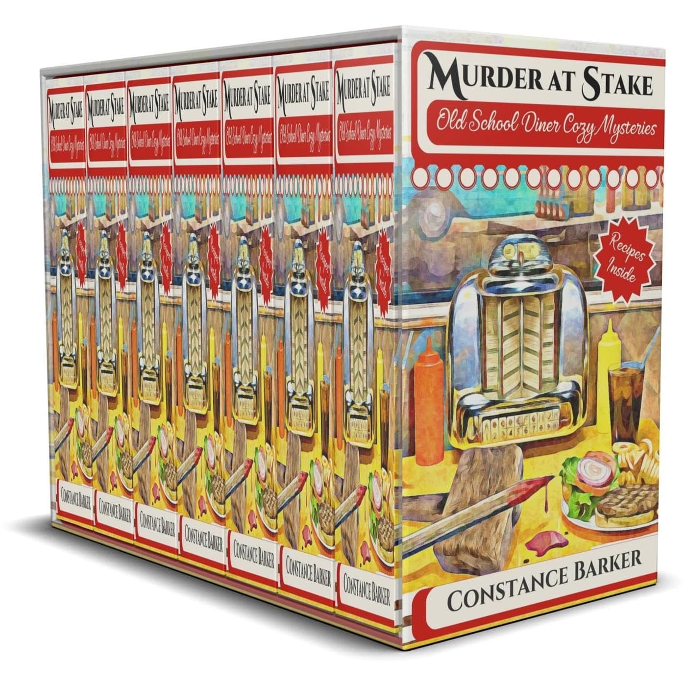 The Complete 7 Book Old School Diner Cozy Mystery Series