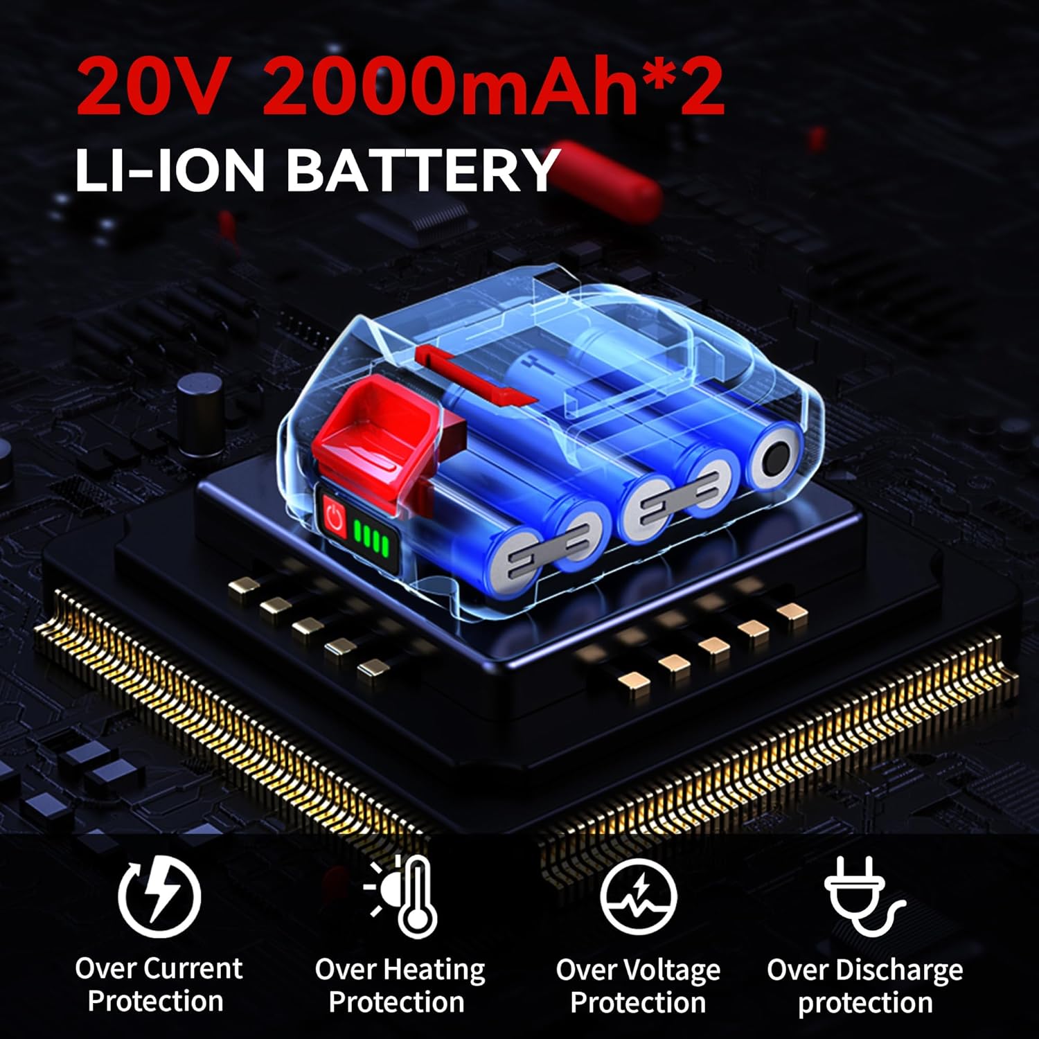 Cordless Sheet Cutter with 20V 2X2.0A Batteries, Brushless Metal Cutter with 360° Pivoting Head, Maximum Torque 90N.m, Electric Metal Shears for Stainless Steel, Metal, and Iron Cutting