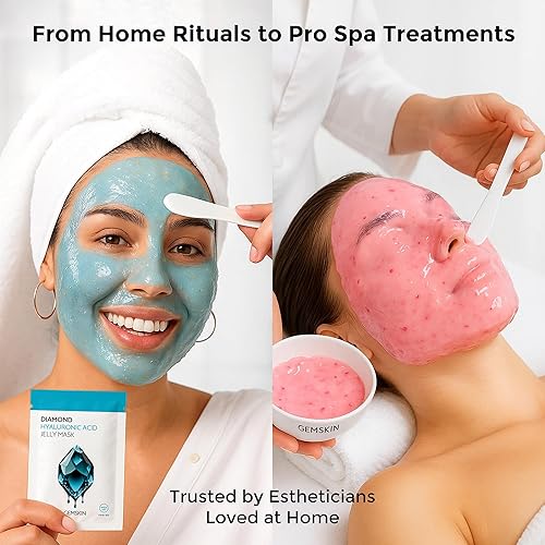 Miniatura 5 de Mascarilla de gelatina para tratamientos faciales despegable, paquete de 10 mascarillas de goma para modelar, paquete múltiple, mascarilla facial de
