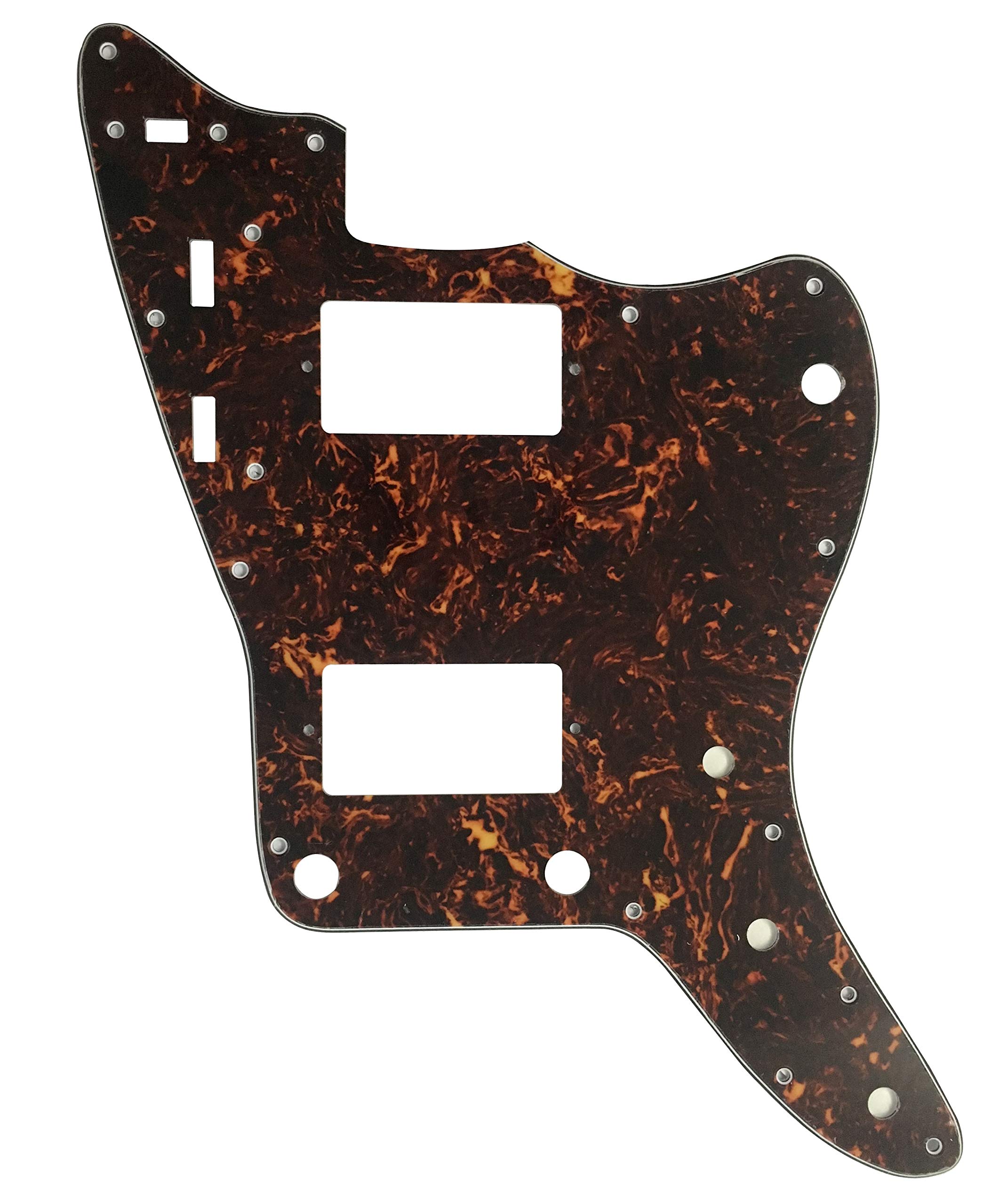 For US Jazzmaster PAF Guitar Pickguard Scratch Plate (4 Ply Brown Tortoise)