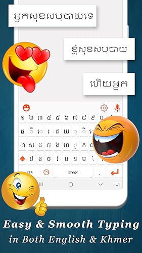 Khmer Keyboard With Voice Typing: Khmer Unicode