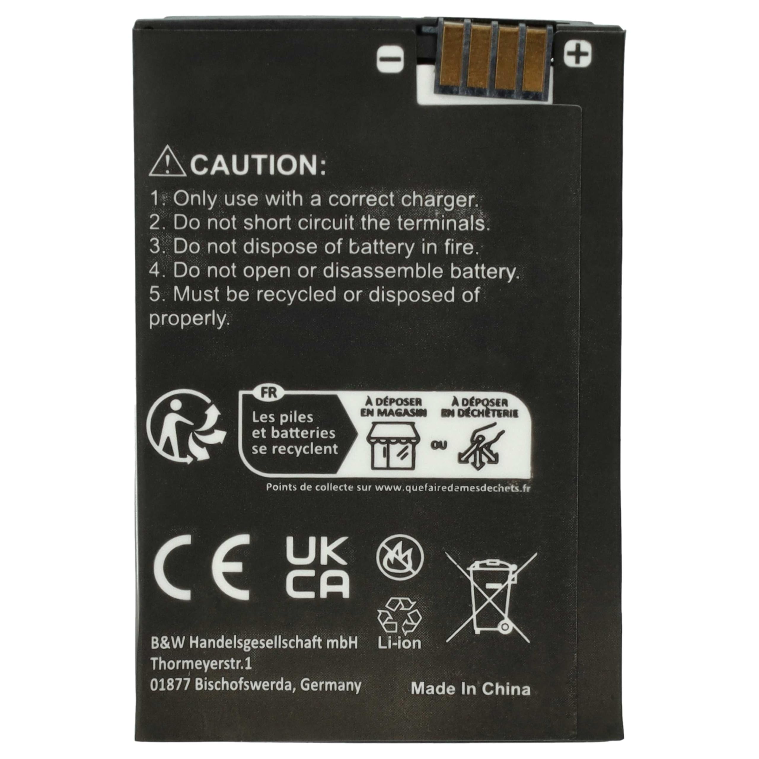 10x akumulator zamienny do Motorola PMNN4468A, PMNN4468B, PMNN4578A, PMNN4468B do krótkofalówki, Walkie Talkie (2000 mAh, 3,7 V, litowo-polimerowy)
