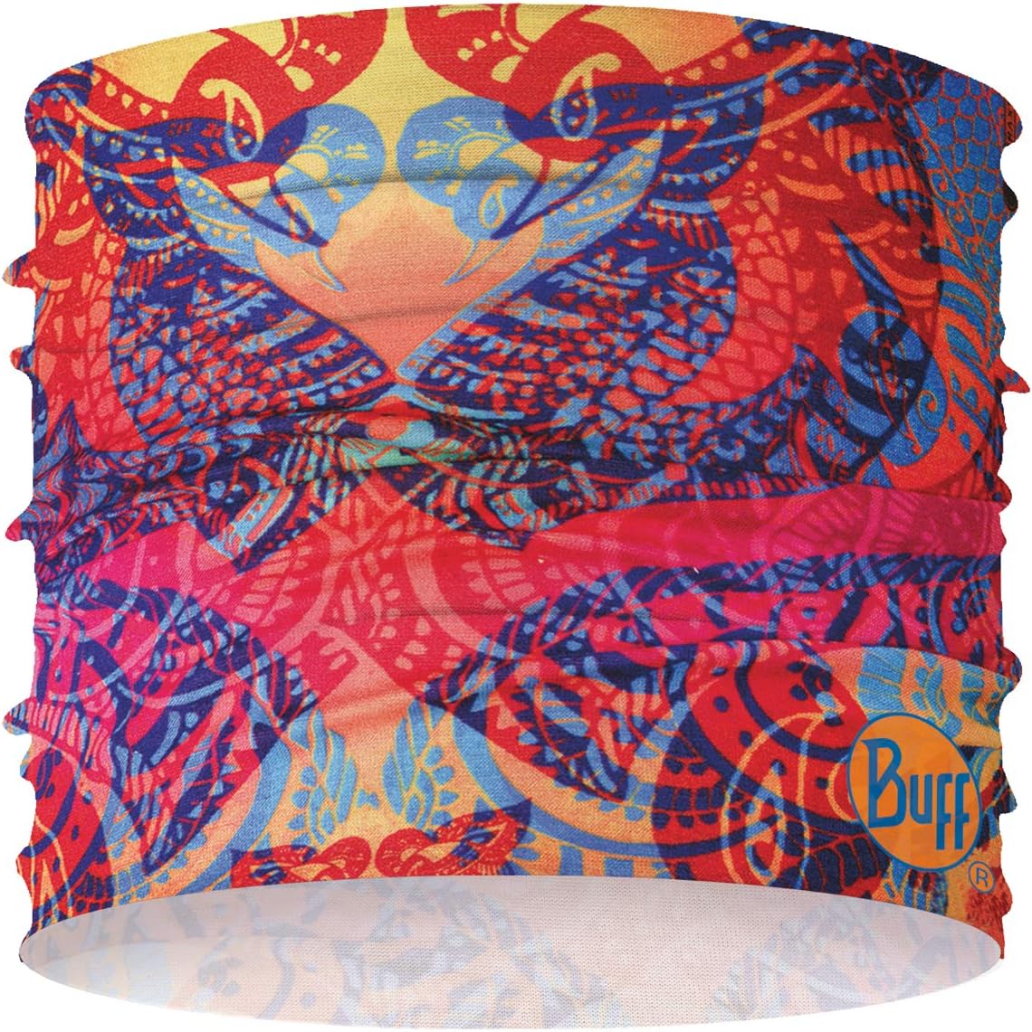 BUFF CoolNet UV Half Neck Gaitor, UPF 50 Sun Protection, Breathable, Versatile, Quick Dry Face Mask, Bright Color, Adult Size